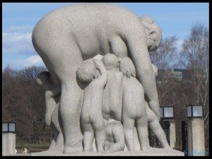 Vigeland Statue in Oslo, Norway
